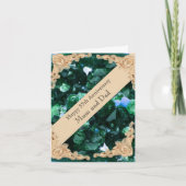 55e bruiloft Jubileum Emerald Kaart (Voorkant)