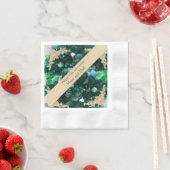 55e bruiloft Jubileum Emerald Kaart Servet (Insitu)