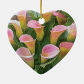 55e bruiloft Jubileum Emerald Keramisch Ornament (Achterkant)