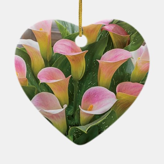 55e bruiloft Jubileum Emerald Keramisch Ornament (Achterkant)