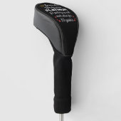 55e bruiloft Jubileum I - Emerald Funny Couple Golfheadcover (Schuin)