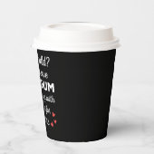 55e bruiloft Jubileum I - Emerald Funny Couple Papieren Bekers (Links)