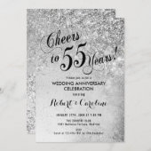 55e bruiloft Jubileum Kaart (Voorkant / Achterkant)