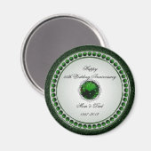 55e bruiloft Jubileum magneet (Voorkant / Achterkant)