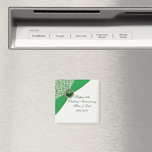 55e bruiloft Jubileum magneet (Insitu (Vaatwasser))