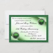 55e bruiloft Jubileum RSVP Kaart (Achterkant)