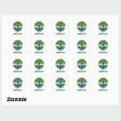 55e Dag van de Aarde 2025 22 april Vierkante Sticker (Vel)