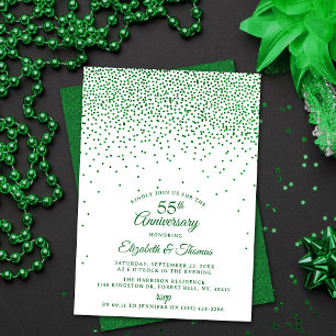 55e Emerald Wedding Jubileum Kaart