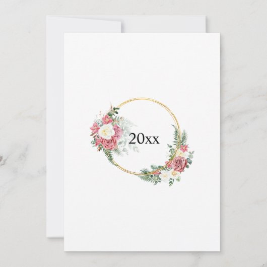 55e Emerald Wedding Jubileum Save The Date (Achterkant)