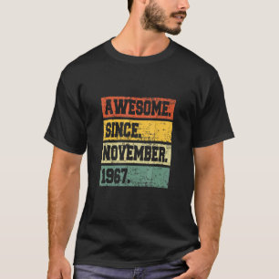 55e geboortedag decor 55 jaar oud Geweldige sinds  T-shirt