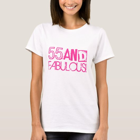55e geboortedag shirt voor vrouwen | 55 en geweldi (Voorkant)