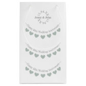 55e huwelijksdag in Emerald Klein Cadeauzakje (Achterkant)