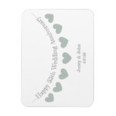 55e huwelijksfeest in Emerald Magneet (Verticaal)