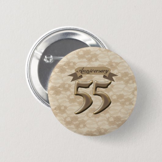 55e Jubileum Button (Voorkant /achterkant)