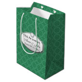 55e Jubileum Emerald Green Z28 Medium Cadeauzakje (Achterkant Gekanteld)