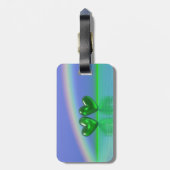 55e Jubileum Emerald Hearts Bagagelabel (Achterkant verticaal)