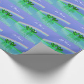 55e Jubileum Emerald Hearts Cadeaupapier (Hoek)