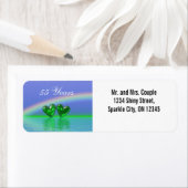 55e Jubileum Emerald Hearts Etiket (Insitu)