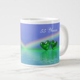 55e Jubileum Emerald Hearts Grote Koffiekop