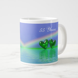 55e Jubileum Emerald Hearts Grote Koffiekop
