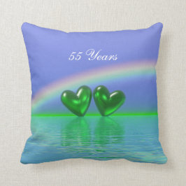 55e Jubileum Emerald Hearts Kussen