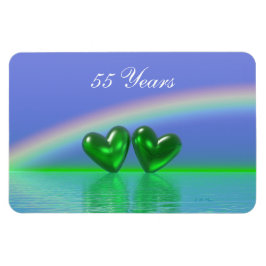 55e Jubileum Emerald Hearts Magneet