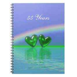 55e Jubileum Emerald Hearts Notitieboek