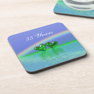 55e Jubileum Emerald Hearts Onderzetter