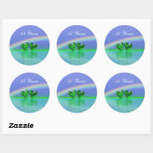 55e Jubileum Emerald Hearts Ronde Sticker (Vel)