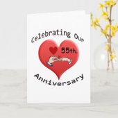 55e. Jubileum Kaart (Gele Bloem)