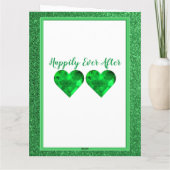 55e Jubileum Kaart voor vrouw (Achterkant)