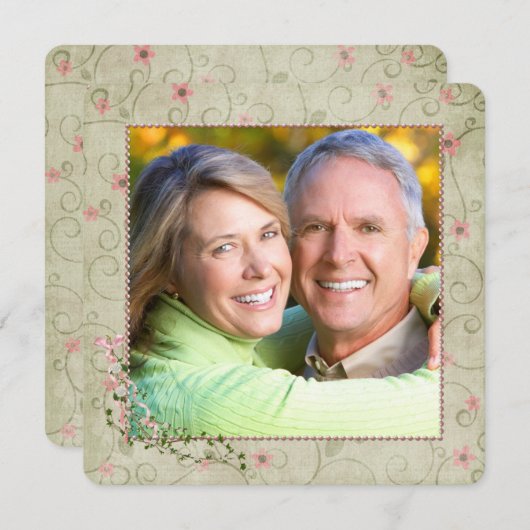 55e Jubileum Partij met Foto Kaart (Voorkant / Achterkant)