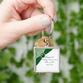 55e Jubileum Sleutelhanger bruiloft (Hand)