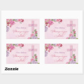 55e Jubileum van het Religieuze Leven Katholieke N Rechthoekige Sticker (Vel)