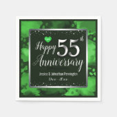 55e Jubileum voor bruiloft Servet (Voorkant)