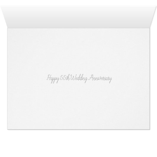 55e Jubileum voor het huwelijk van Emerald Wedding (Binenzijde Horizontaal (Onderkant))
