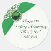 55e Sticker Jubileum bruiloft (Voorkant)