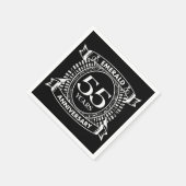 55e trouwdag Emerald Crest Servet (Hoek)