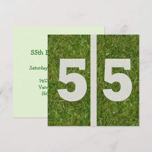 55e uitnodiging ter gelegenheid van de geboorte (Voorkant / Achterkant)