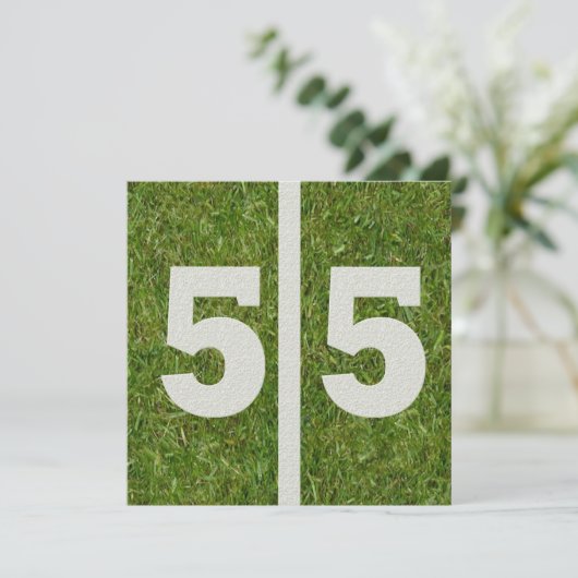 55e uitnodiging ter gelegenheid van de geboorte (Staand voorkant)