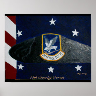 55e veiligheidstroepen poster