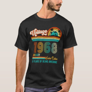55e verjaardag 55 jaar oud Geweldige sinds 1 janua T-shirt