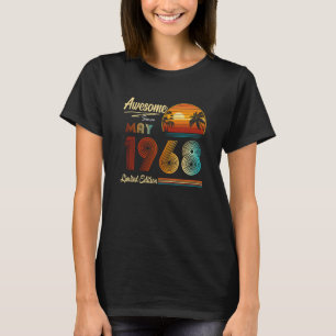 55e verjaardag 55 jaar oud Geweldige sinds mei 196 T-shirt