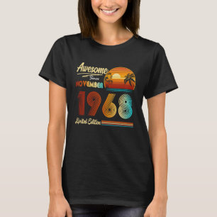 55e verjaardag 55 jaar oud Geweldige sinds novembe T-shirt