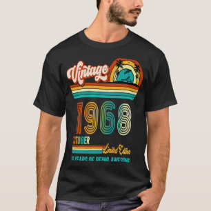 55e verjaardag 55 jaar oud Geweldige sinds oktober T-shirt