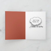 55e verjaardag Barn Goat Kaart (Binnen)