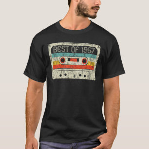 55e verjaardag Best of 1967 Cassettebandje 55 jaar T-shirt