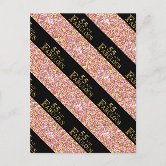 55e verjaardag briefkaart (Voorkant)
