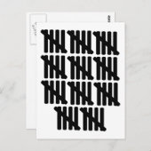 55e verjaardag briefkaart (Voorkant / Achterkant)