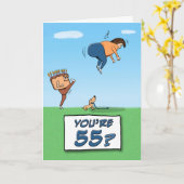 55e verjaardag: Een zieke in de Butt Kaart (Gele Bloem)